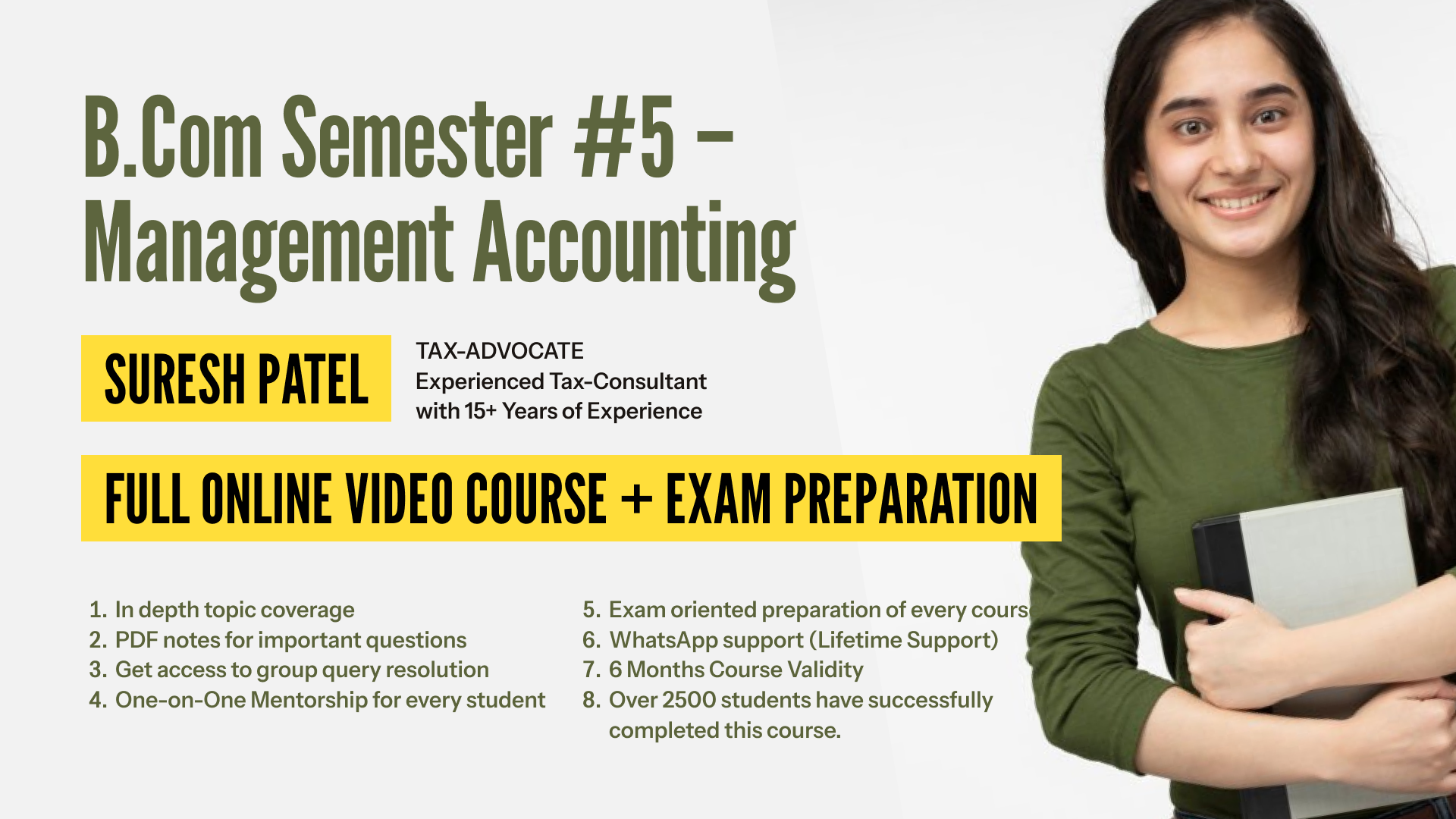 B.Com Semester #5 – Management Accounting