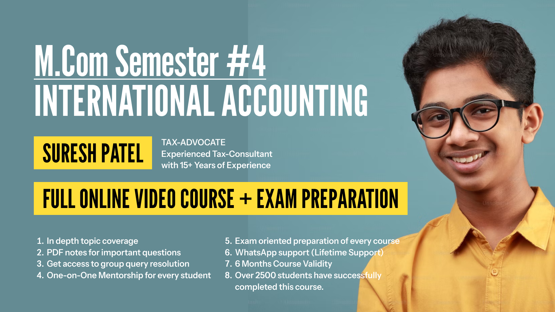 M.Com Semester #4 – International Accounting (Hindi) for All Gujarat Universities