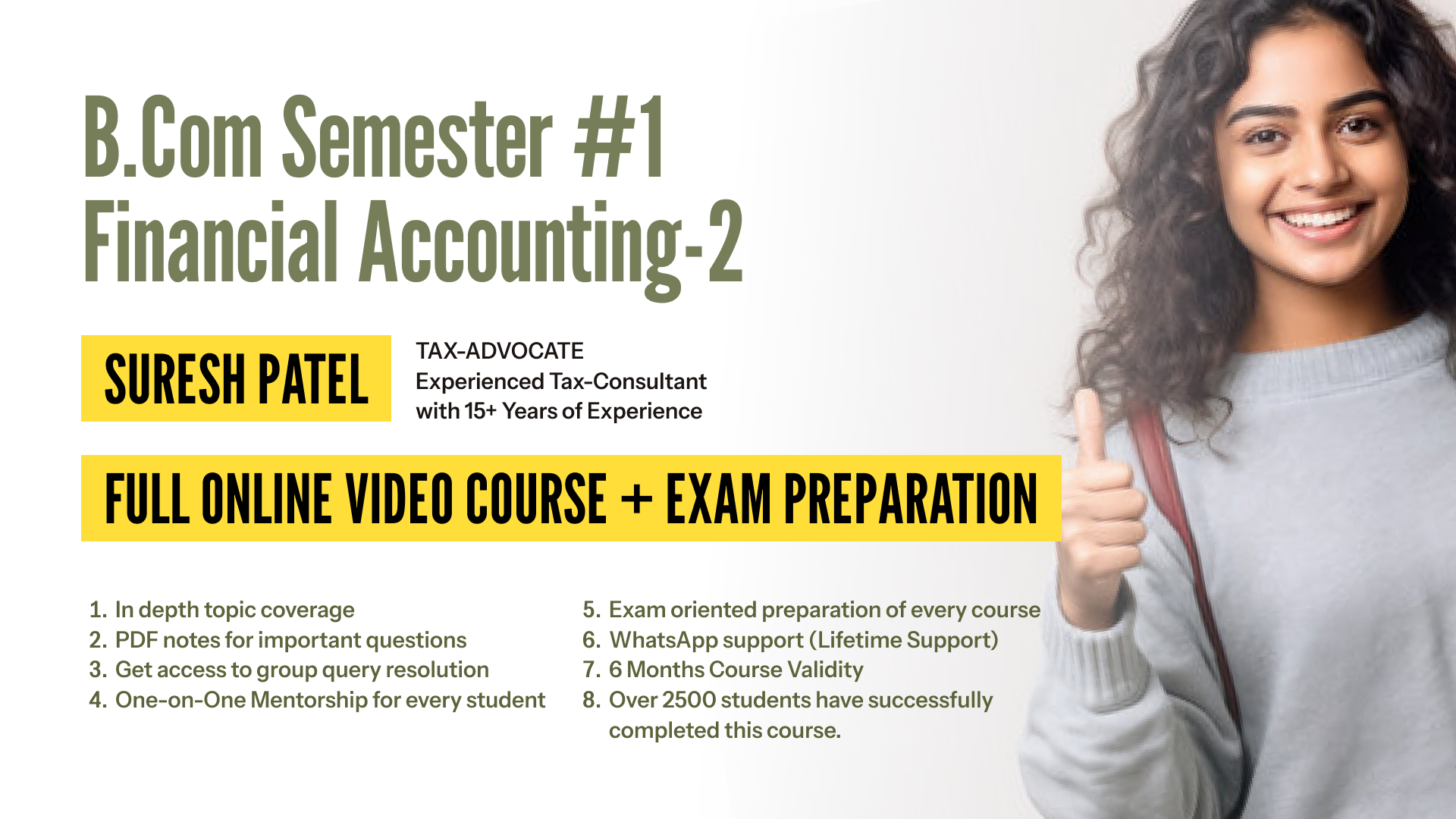 B.Com Semester #1 – Financial Accounting #2 (Hindi + Gujarati)