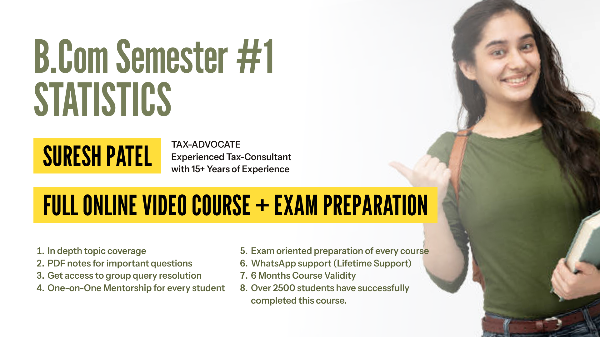 B.Com Semester #1 – Statistics