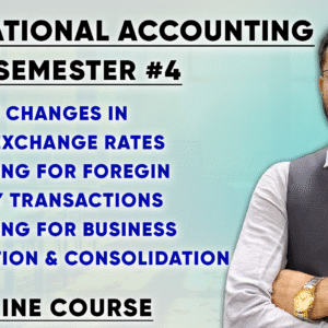 M.Com Semester #4 - International Accounting (Hindi) for All Gujarat Universities