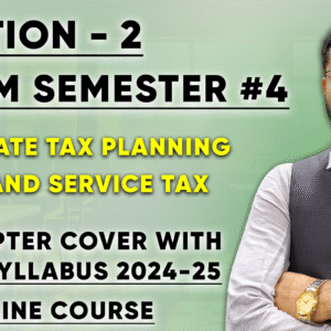 M.Com Semester #4 - Taxation-2 (Hindi) for All Gujarat Universities