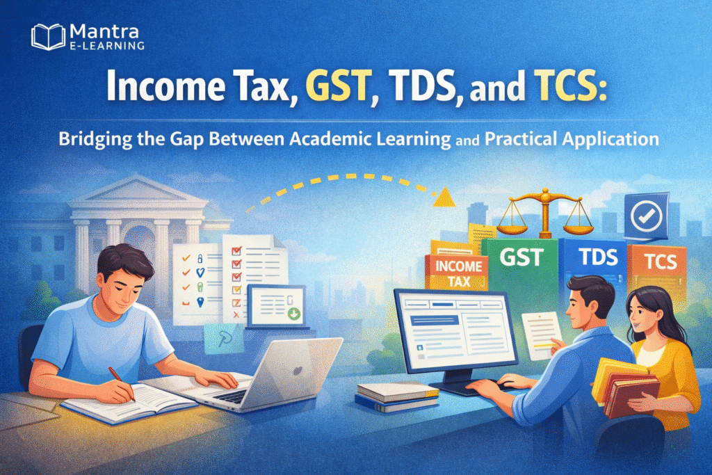 Income Tax, GST, TDS & TCS: Bridging the Gap Between Academic Learning and Practical Application