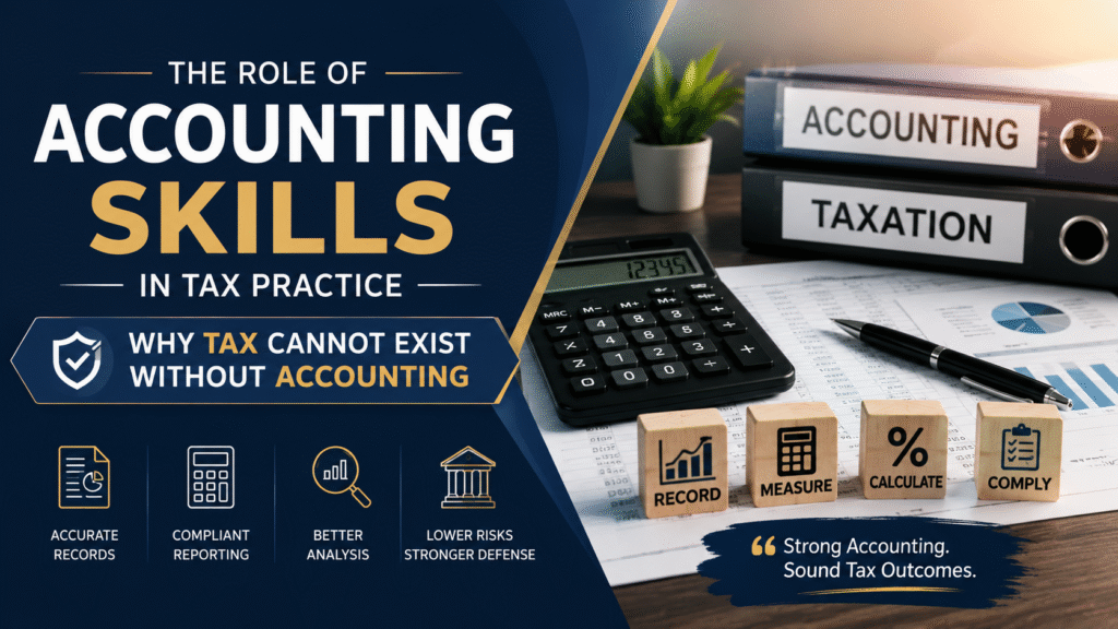 The Role of Accounting Skills in Tax Practice: Why Tax Cannot Exist Without Accounting